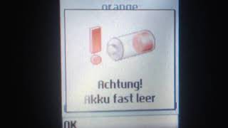 Sony Ericsson T610  Battery Low