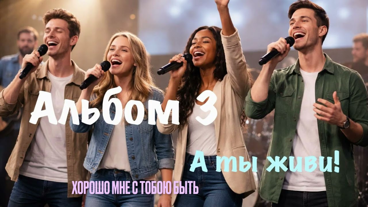 Альбом 3, А ты живи! ￼ сборник христианских песен. 