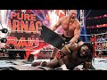 Pure Carnage As Brock Lesnar Returns To WWE Raw To Savagely Crush Oba Femi!