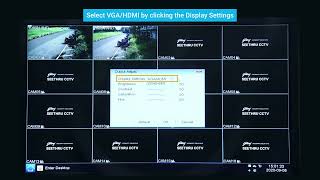 How to set VGA/ HDMI output on your Godrej SeeThru CCTV screenshot 5