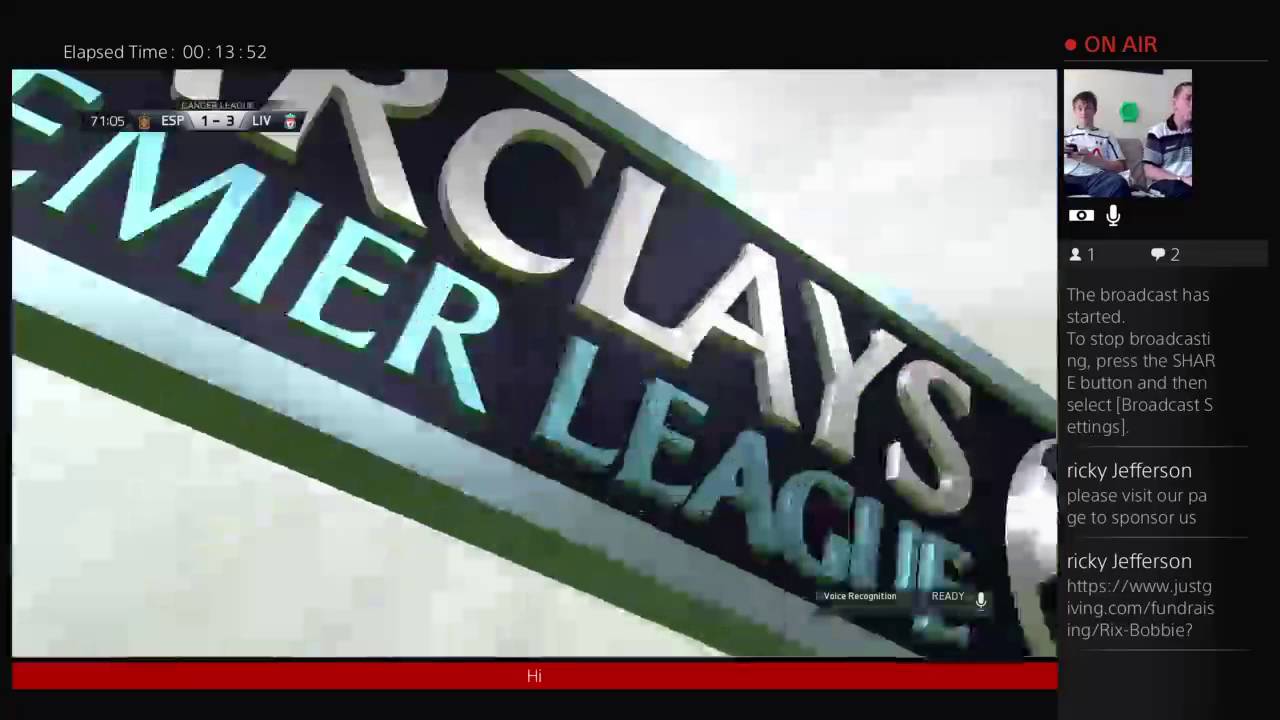 Ricky & Bobbie`s 24HR gameathon for macmillan cancer support.1