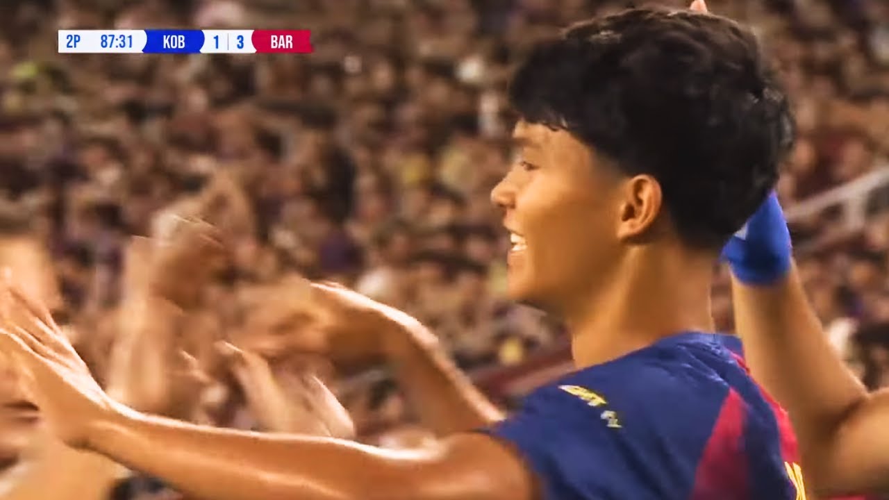 Dro Fernandez - Amazing Debut & First Goal For FC Barcelona vs Vissel Kobe