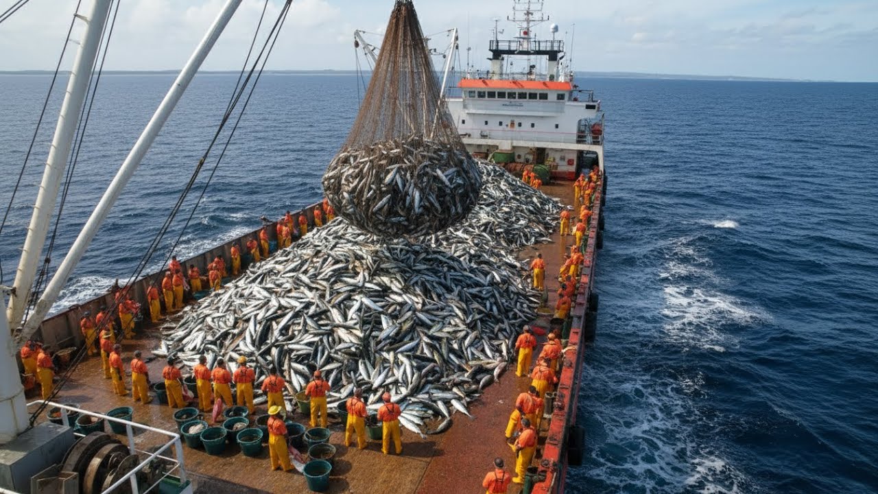 Hundreds of Tons of Fish Gone in 20 Minutes — Secrets of the World’s Largest Fishing Industry