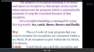 26 Exception Handling