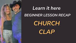 Church Clap Line Dance Beginner - Learn the steps