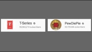 PewDiePie Vs T-Series -Live Count (flaretv content)