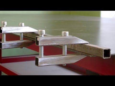 Самодельная струбцина - параллелька Handmade clamp DIY из ничего)))))