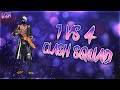 [B2K] CLASH SQUAD B2K VS PRO PLAYERS | INSANE 1 VS 4