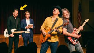 Teacher Said "Let Me Teach You Guitar" to Carlos Santana. Eddie Van Halen Heard Everything