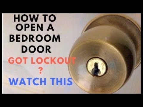 how-to-open-a-bedroom-door-without-keys
