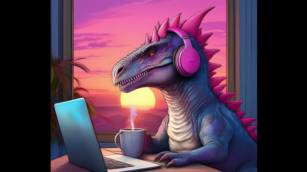 Godzilla Lofi Chill | Drawing | Relaxing | Study Music ✍️