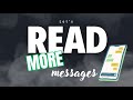 Lets read more messages