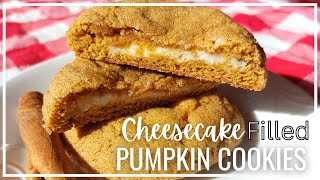CHEESECAKE filled PUMPKIN COOKIES
