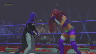 Wwe 2K24 Starfire Vs Raven Low Blow Match