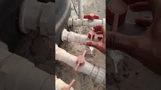 plastic ballvalve ko open karne ka tarika