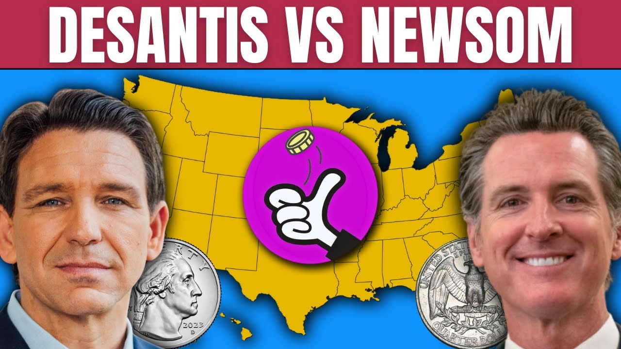 2028 Coin Flip Battle | Ron DeSantis vs. Gavin Newsom