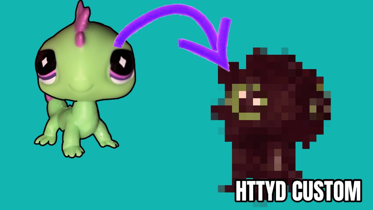 Making a toothless lps custom! // LPS CUSTOM