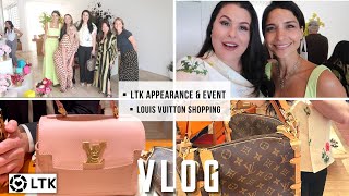 LTK APPEARANCE  EVENT + LOUIS VUITTON SHOPPING VLOG!! | Jerusha Couture