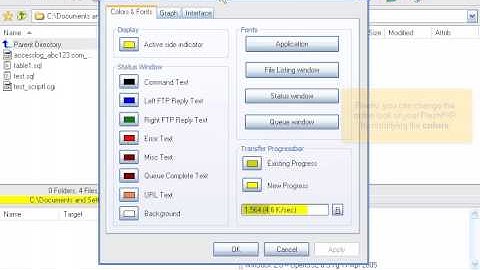 Setting your preferences in FlashFXP by www.vivahost.com