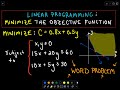 Linear Programming Word Problem - Example 1