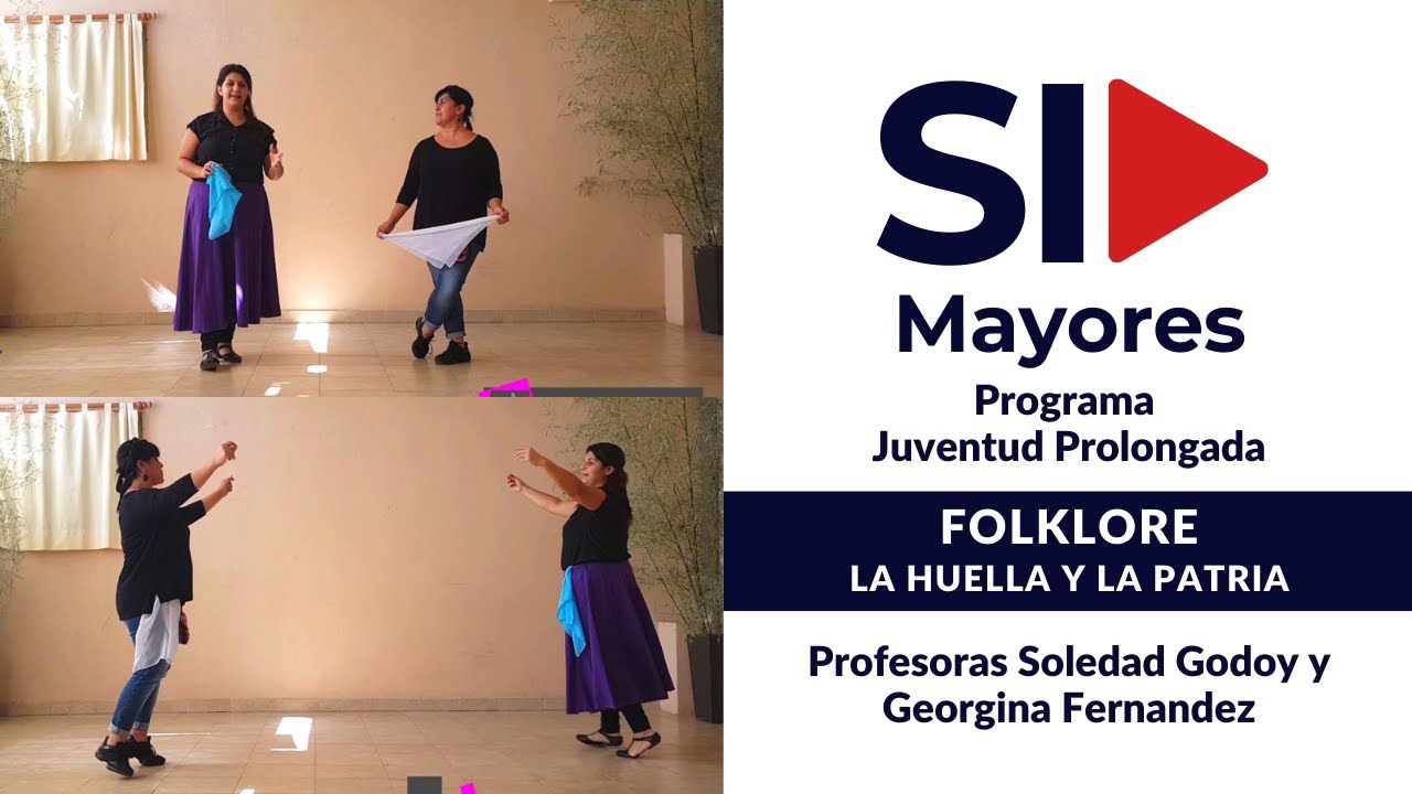 Folklore La Huella y La Patria en Programa Juventud Prolongada Tercera Edad San Isidro Gustavo Posse