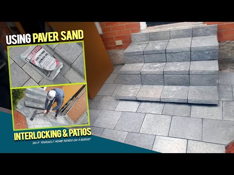 Paver Sealing Sand Install. How to Apply Polymeric Sand Correctly To Interlocking Stairs & Pavers
