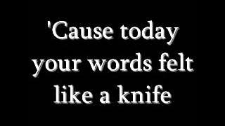 Secondhand Serenade - Like A Knife lyrics