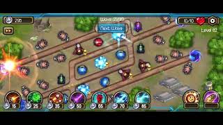 Level 82 of Tower Defense Galaxy Legend Game reels screenshot 4