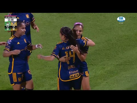 Ovalle abre el marcador para Tigres...¿con gol Olímpico? | Liga MX Femenil