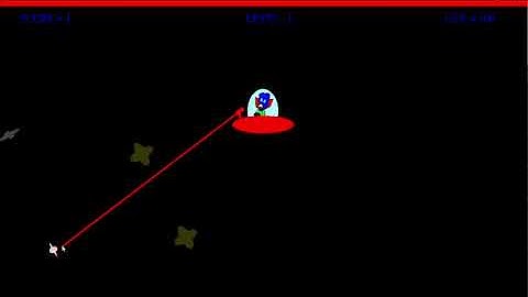 Space shooting game in c programming in opengl