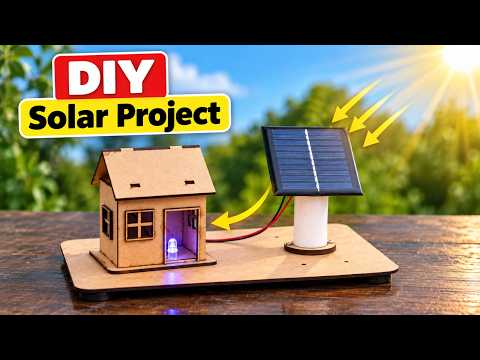 How to Make Solar Panel Project for School | DIY Idea 1