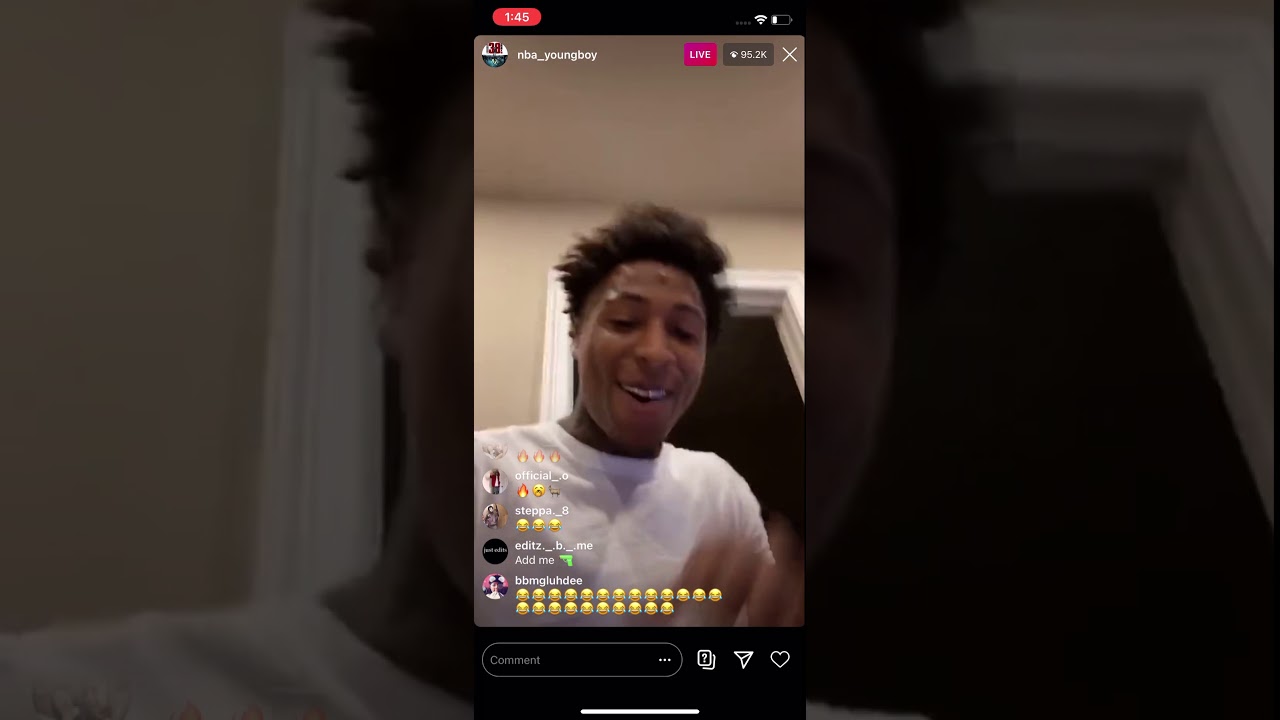 Nba Youngboy Instagram Live 2021 : NBA YOUNGBOY GETS HIS INSTAGRAM BACK