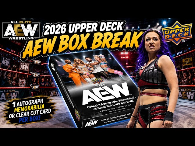 Details 2Boxes 0Set 2AEW 6 PPER DECK ALL ELITE WRESTLING 2026 PPER