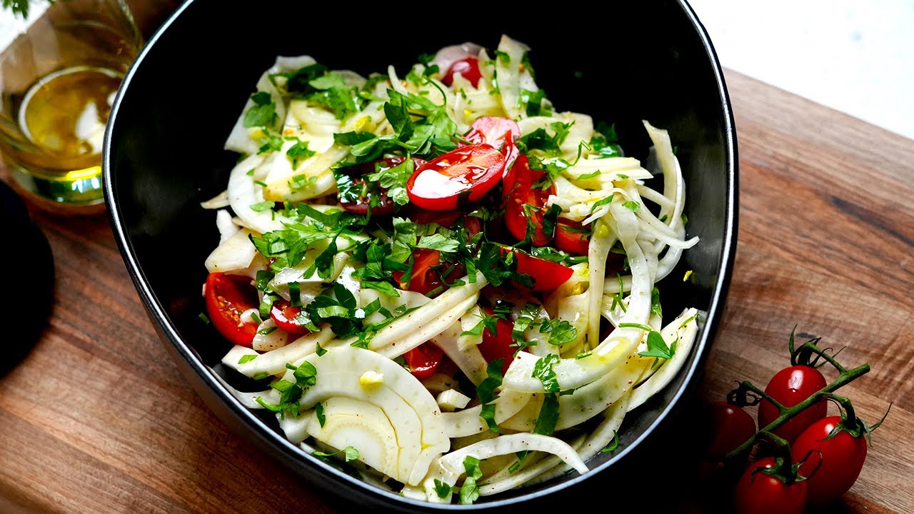 Fennel Salad with Cherry Tomatoes – Crisp, Fresh & Fast