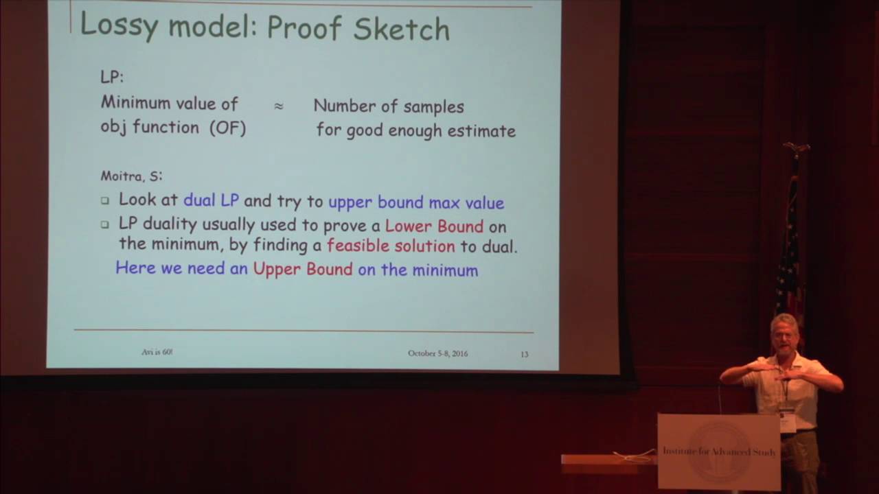 Population Recovery in polynomial time - Michael Saks