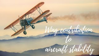 Wing Contribution to Longitudinal Static Stability