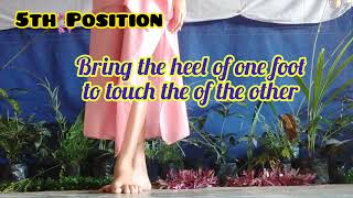 PATHFIT 3 - DANCE & SPORTS                            Five Fundamental position of arms and feet.