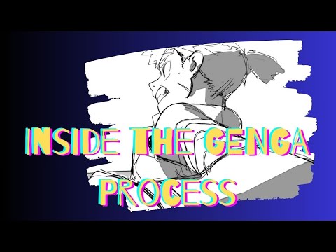 How Studio Bulldog Makes GENGA (Anime Key Animation)