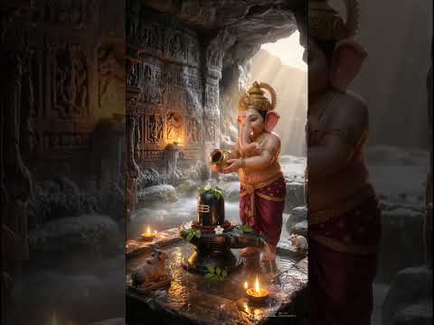 ओम गं गणपतेय नमो नम:श्रीसिद्धि विनायक नमो नमः#Ganapati mantra#viral