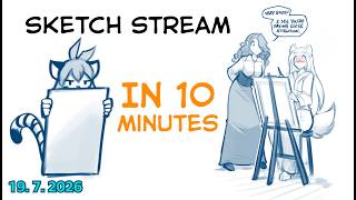 Twokinds - Sketch stream 19. 7. 2026 in 10 minutes
