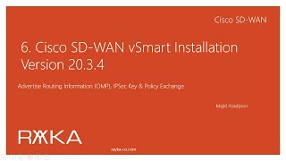 6. Cisco SD-WAN vSmart Installation and Configuration (Version 20.3.4) screenshot 4