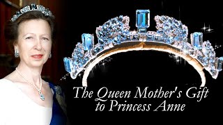A Look Into Princess Annes Aquamarine Pine Flower Tiara
