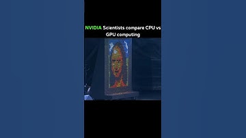 Nvidia scientists compares CPU v/s GPU computing🤯🤫💯 #nvidia #science #computerscience #learn