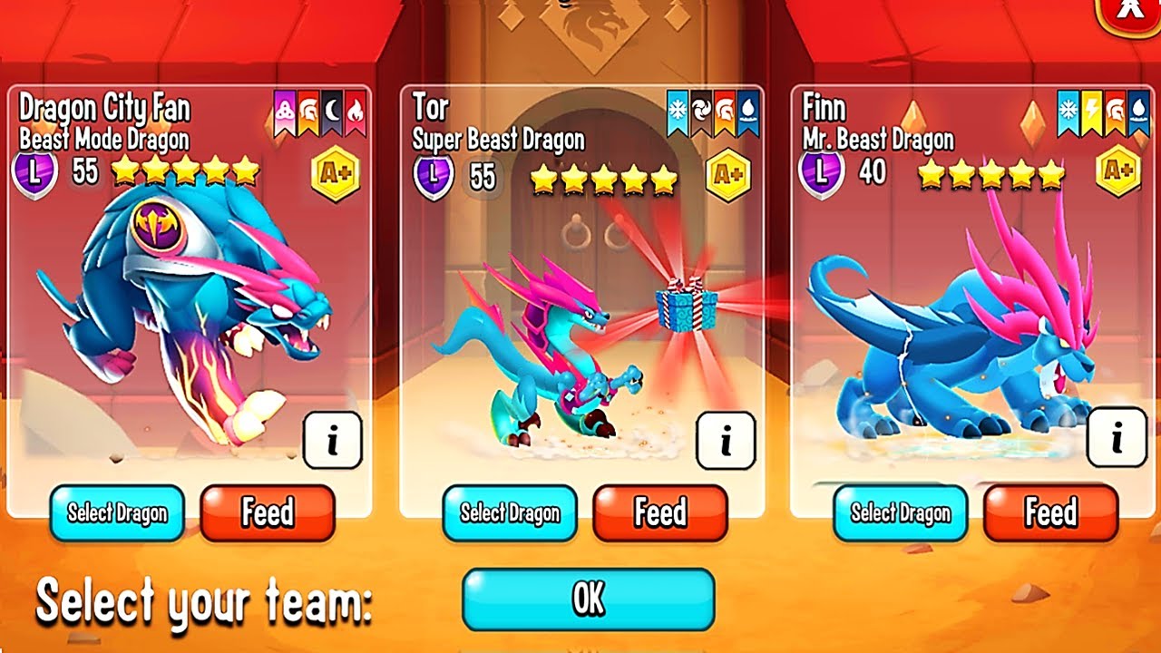 Dragon City: Getting three LEGENDARY DRAGONS [Mr Beast, Beast Mode ...