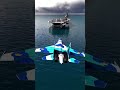 Incredible view of F/A-18E/F Super Hornet fighter jets landing on an aircraft carrier #automobile