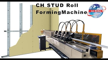 CH STUD ROLL FORMING MACHINE WITH STACKING & WRAPPING