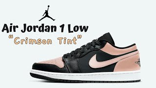 air jordan 1 low crimson tint