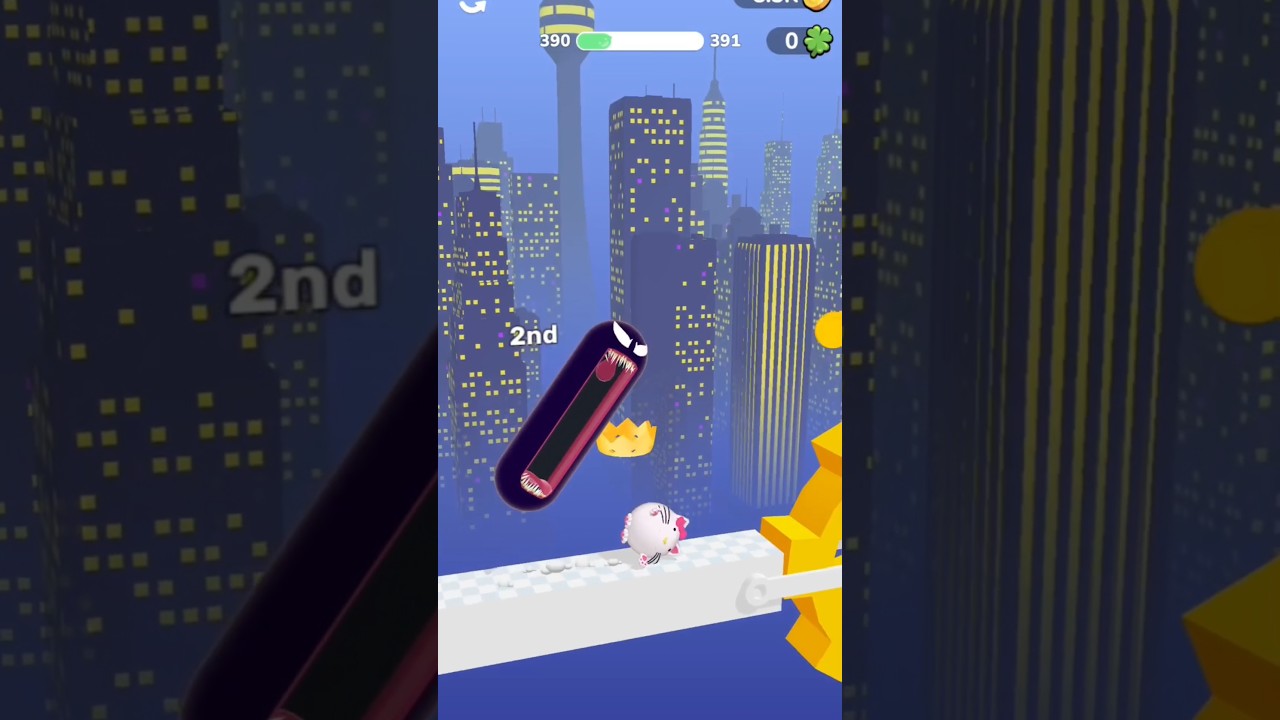 Hopping heads game mostly satisfying level 390 Venom vs Cute Cat 😺 