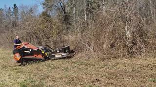 New Bush Hog Rotary Cutter Attachment For A Mini Skid Steer From True Value Rental Triad