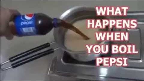 Whatsapp video-coca cola on boiling